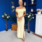 Lois Bardot Occasion Maxi Dress Yellow