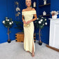 Lois Bardot Occasion Maxi Dress Yellow