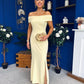 Lois Bardot Occasion Maxi Dress Yellow