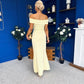 Lois Bardot Occasion Maxi Dress Yellow
