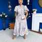 Sarah Puff Sleeve Embellished Shirt Dress Floral
