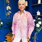 Bianka Full Sleeve Sheer Blouse Floral Lilac