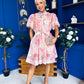 Mairead Embellished Mini Shirt Dress Floral
