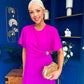 Naomi Gold Clasp Detailed Midi Dress Orchid