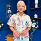 Hazel Puff Sleeve Crochet Blouse Cream