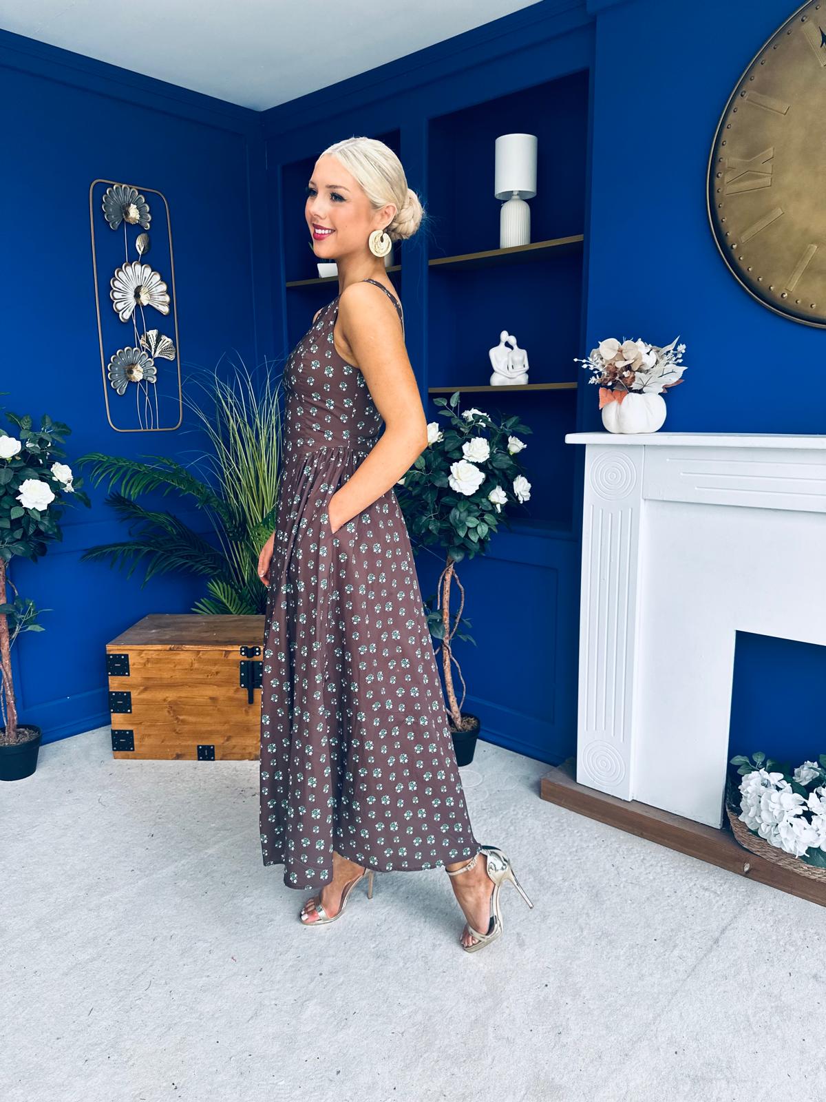 Delilah Detailed Occasion Midi Dress Coco
