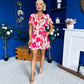 Meg Frill Detail Mini Dress Rouge