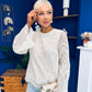 Yvonne Lace Detailed Top Cream