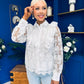 Emelia Embellished Lace Blouse White