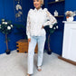 Emelia Embellished Lace Blouse White