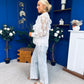 Emelia Embellished Lace Blouse White
