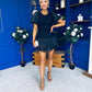 Reece Lace Detailed Playsuit Black
