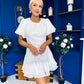 Reece Lace Detailed Playsuit White
