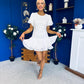 Reece Lace Detailed Playsuit White