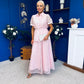 Kensley Lace Top & Skirt Set Baby Pink