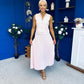 Rita Lace Trim Top & Skirt Set Pwr Pink