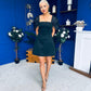Dakota Detailed Occasion Mini Dress Black