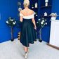 Maxine Detailed Occasion Dress Monochrome
