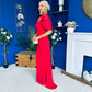 Meadow Detailed Occasion Dress Red