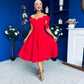 Leanne Bardot Detailed Occasion Dress Red