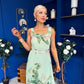 Sorcha Pleated Midi Dress Floral Pastel