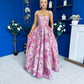 Giselle Embellished Occasion Maxi Dress Pink
