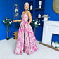 Giselle Embellished Occasion Maxi Dress Pink