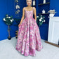 Giselle Embellished Occasion Maxi Dress Pink