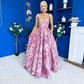 Giselle Embellished Occasion Maxi Dress Pink