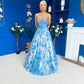 Isadora Embellished Occasion Maxi Dress Blue