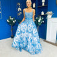 Isadora Embellished Occasion Maxi Dress Blue