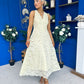 Catalina Detailed Lace Occasion Dress Yellow