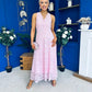 Catalina Detailed Lace Occasion Dress Pink