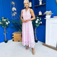 Catalina Detailed Lace Occasion Dress Pink