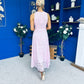 Catalina Detailed Lace Occasion Dress Pink
