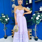 Delaney Bodice Detail Occasion Dress Lilac