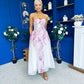 Jennifer Strappy Occasion Dress Floral White