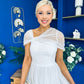 Jean Detailed Tulle Occasion Dress White
