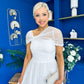 Jean Detailed Tulle Occasion Dress White