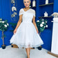 Jean Detailed Tulle Occasion Dress White