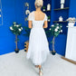 Jean Detailed Tulle Occasion Dress White