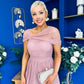 Jean Detailed Tulle Occasion Dress Blush