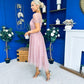 Jean Detailed Tulle Occasion Dress Blush