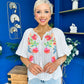 Ruairi Embroidered Detail Top Cream