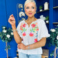 Ruairi Embroidered Detail Top Cream
