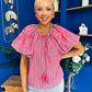 Jess Embellished Detail Top Ruby
