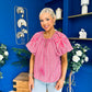Jess Embellished Detail Top Ruby