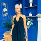 Felicity Halterneck Midi Dress Black