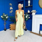 Felicity Halterneck Midi Dress Yellow