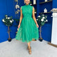 Sharon Lace & Tulle Occasion Dress Emerald